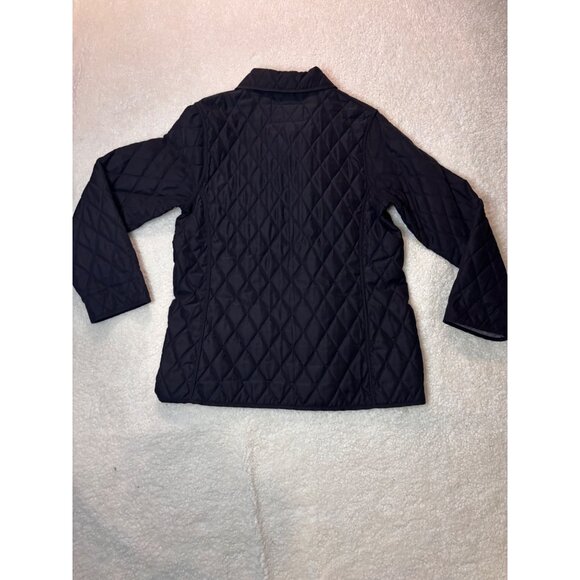 Van Heusen Womens Quilted Jacket Size M Black - Picture 13 of 14